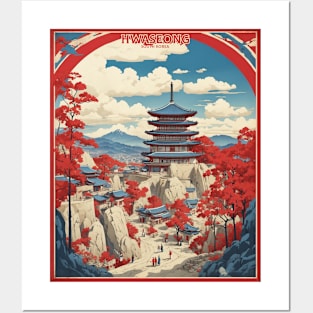 Hwaseong South Korea Travel Tourism Retro Vintage Posters and Art